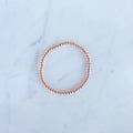 3mm Rose Gold Filled Beaded Bracelet