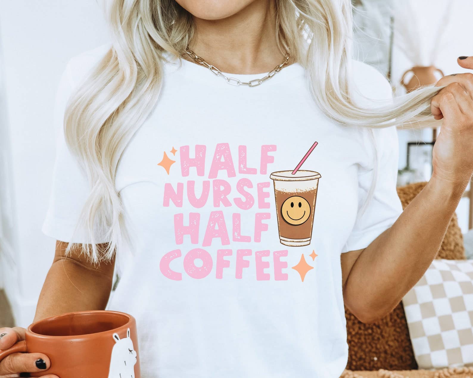 Half Nurse Half Coffee Shirt