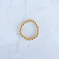8mm Yellow Gold Filled Beaded Bracelet