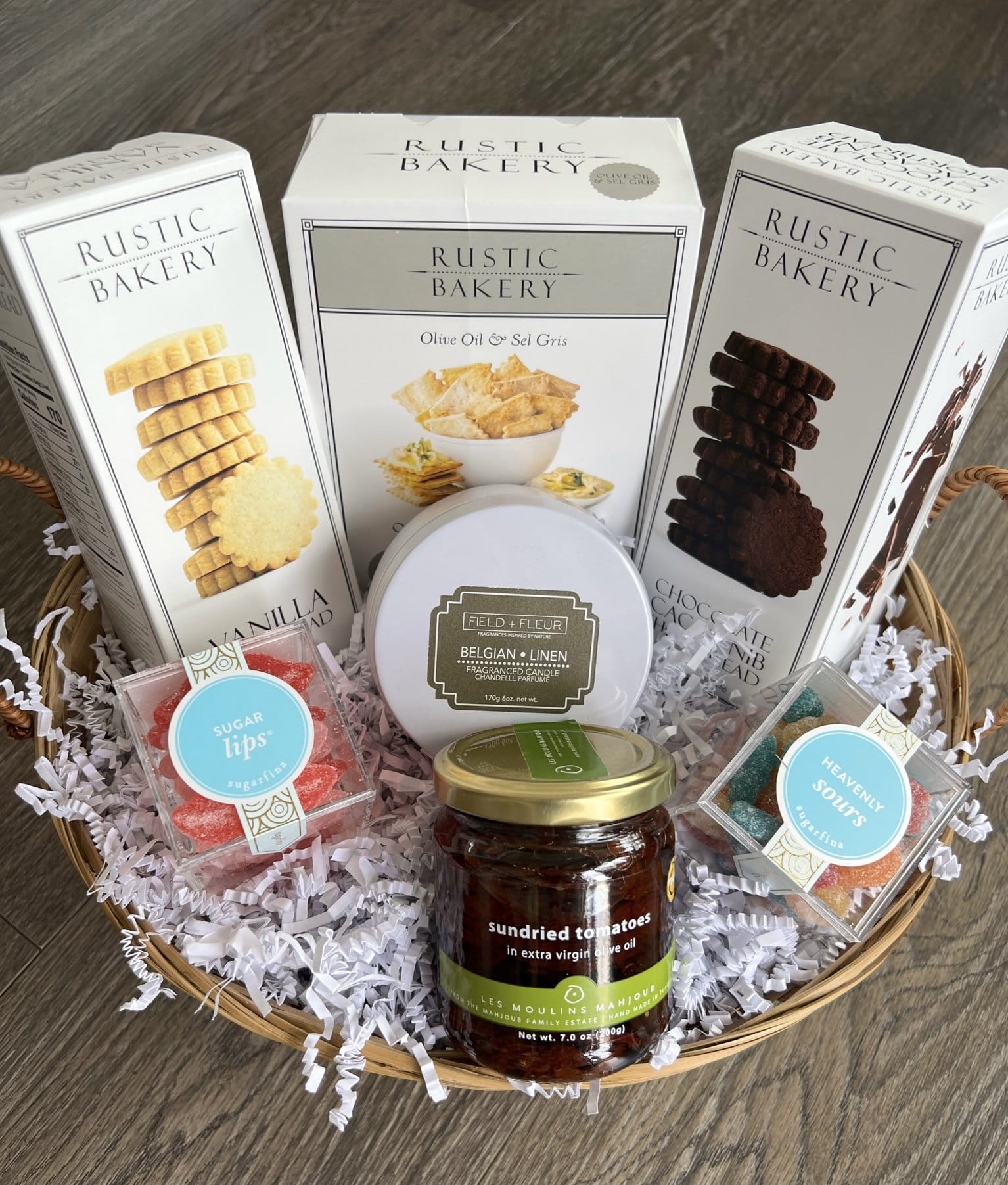 Snacks & Scents Gift Basket