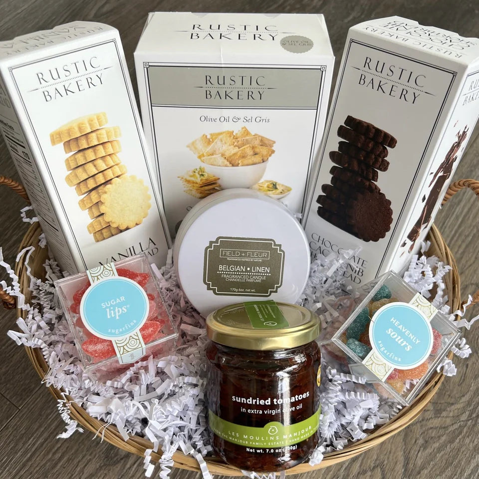 Snacks & Scents Gift Basket