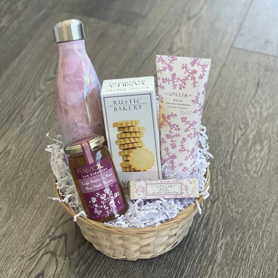 Rose Petals Forever Gift Basket