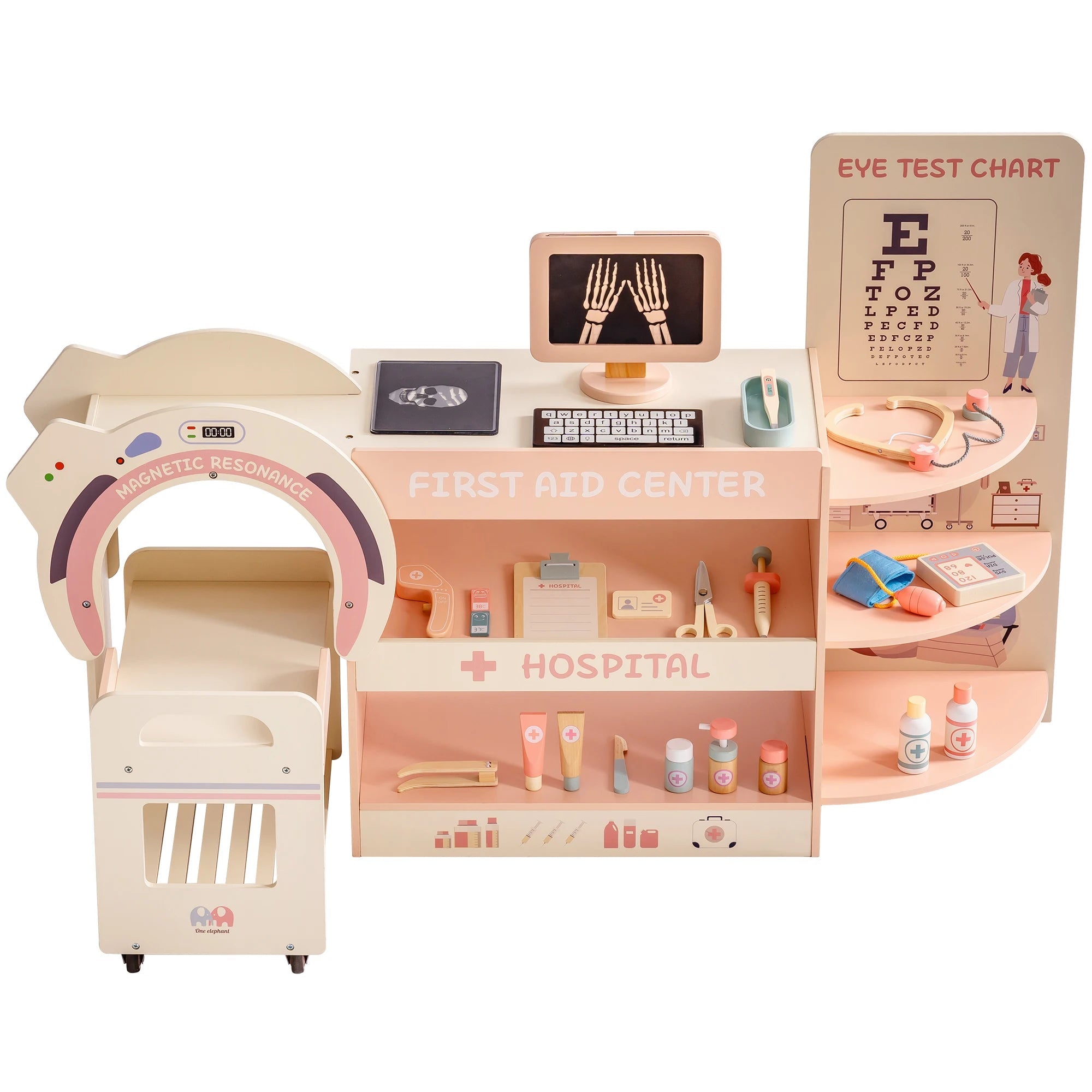 Wooden Doctor Medical Center Playset