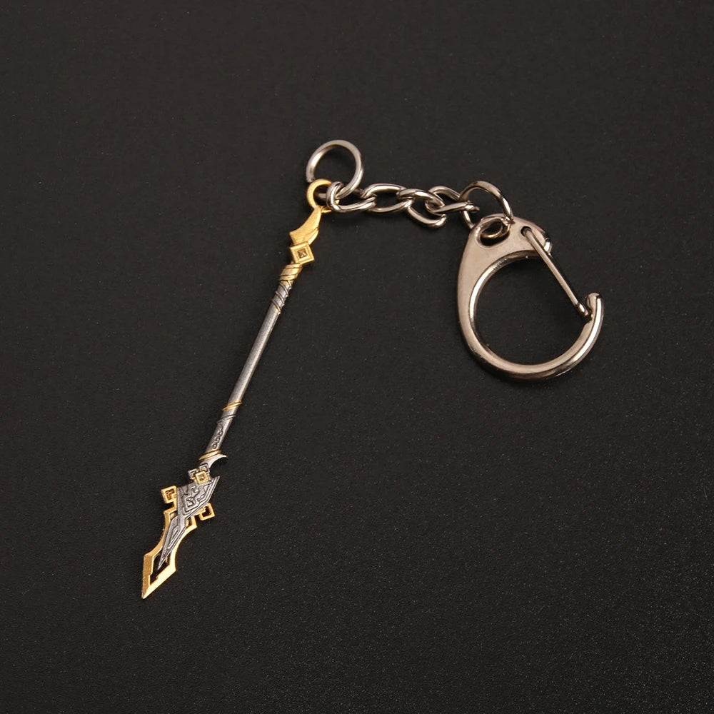 Genshin Impact Weapon 'Vortex Vanquisher' Keyring Metal Keychain