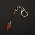 Genshin Impact Weapon 'Staff of Homa' Keyring Metal Keychain
