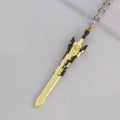 Genshin Impact Weapon 'The Unforged' Keyring Metal Keychain