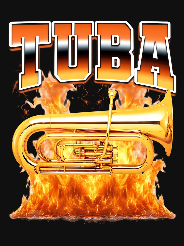 Tuba Instrument Tuba Player Tubist 90s Bootleg Style by PaulTSchafer Unisex T-shirt, Sweatshirt, Hoodie, Long Sleeve Tee