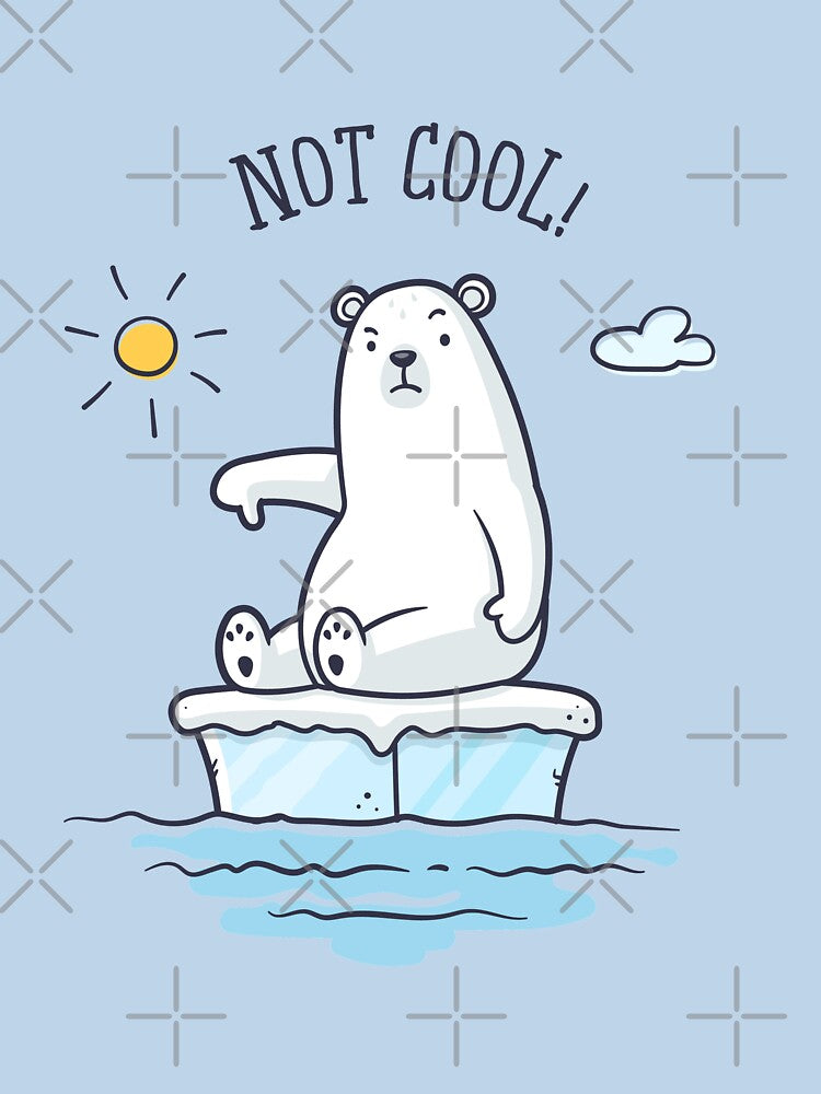 Polar Bear - Global Warming is not Cool! by zoljo Unisex T-shirt, Sweatshirt, Hoodie, Long Sleeve Tee