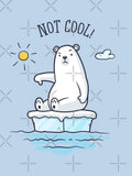 Polar Bear - Global Warming is not Cool! by zoljo Unisex T-shirt, Sweatshirt, Hoodie, Long Sleeve Tee