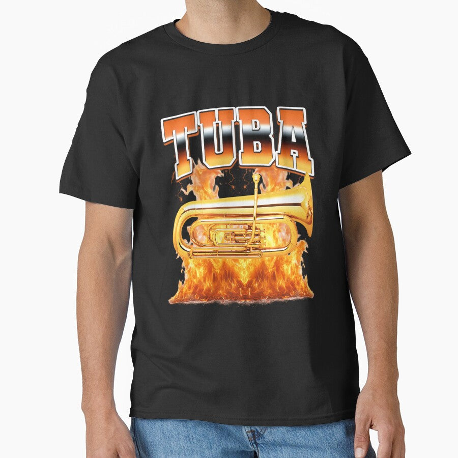 Tuba Instrument Tuba Player Tubist 90s Bootleg Style by PaulTSchafer Unisex T-shirt, Sweatshirt, Hoodie, Long Sleeve Tee