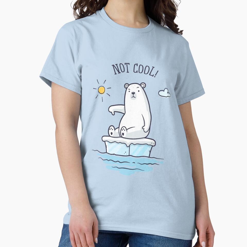 Polar Bear - Global Warming is not Cool! by zoljo Unisex T-shirt, Sweatshirt, Hoodie, Long Sleeve Tee